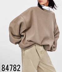 84782 Байки, толстовки м/ж  демисезон КРЕМ, Дубай, кг